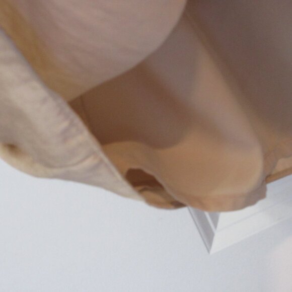 Ann Taylor LOFT Petites "Raw Silk" Oyster colored sleeveless shift, size 4P - Picture 8 of 14